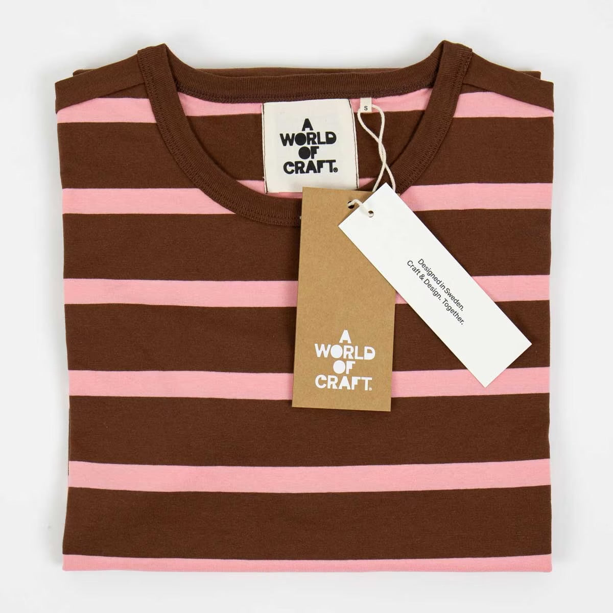 A World of Craft Long Sleeve T-shirt Brown/Pink