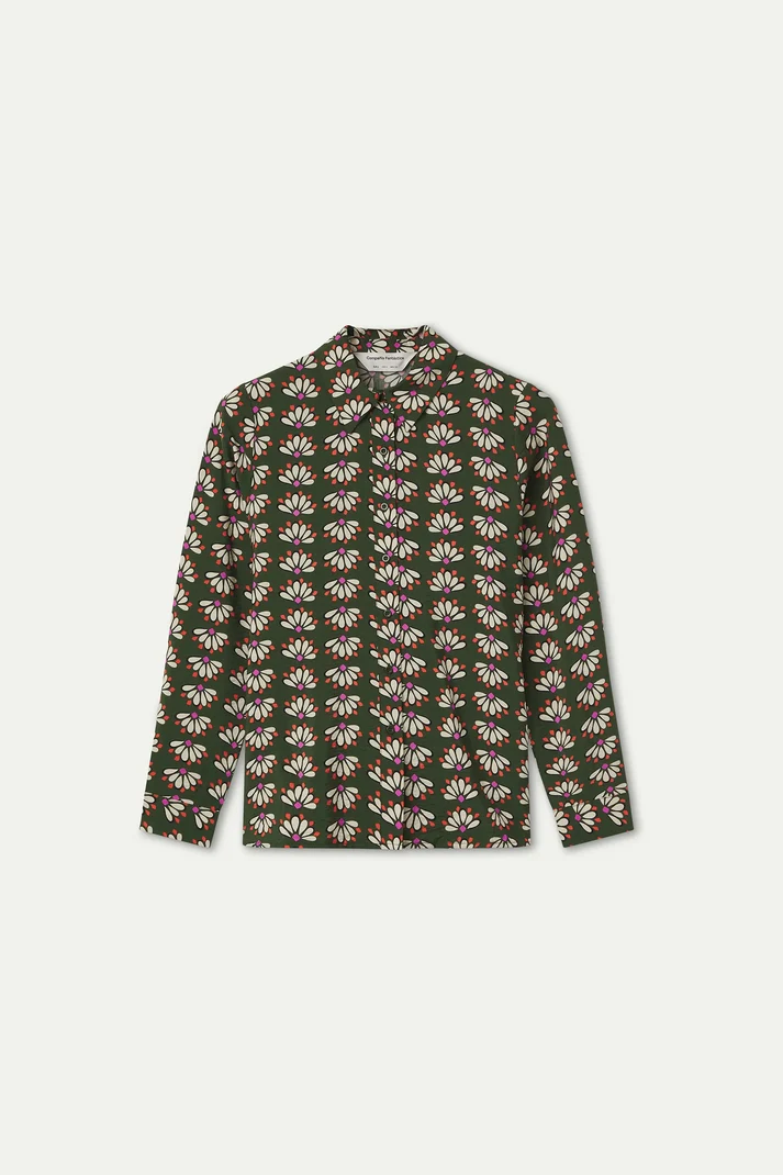 Compania Fantastica Geometric Print Shirt