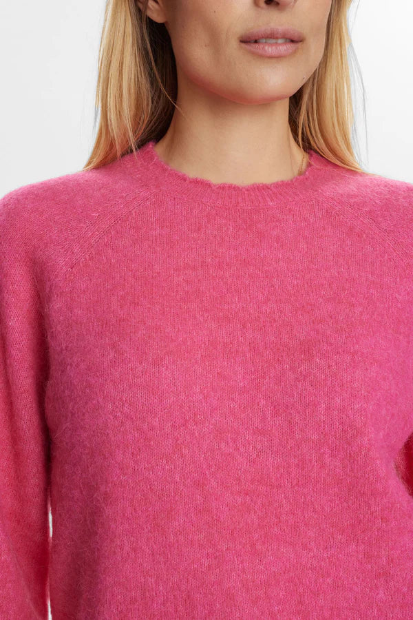 Numph NURIETTE SELMA PULLOVER - Fandango Pink