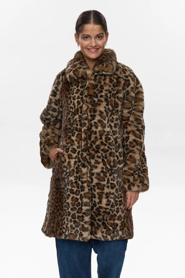 Numph Nululla coat -black coffee