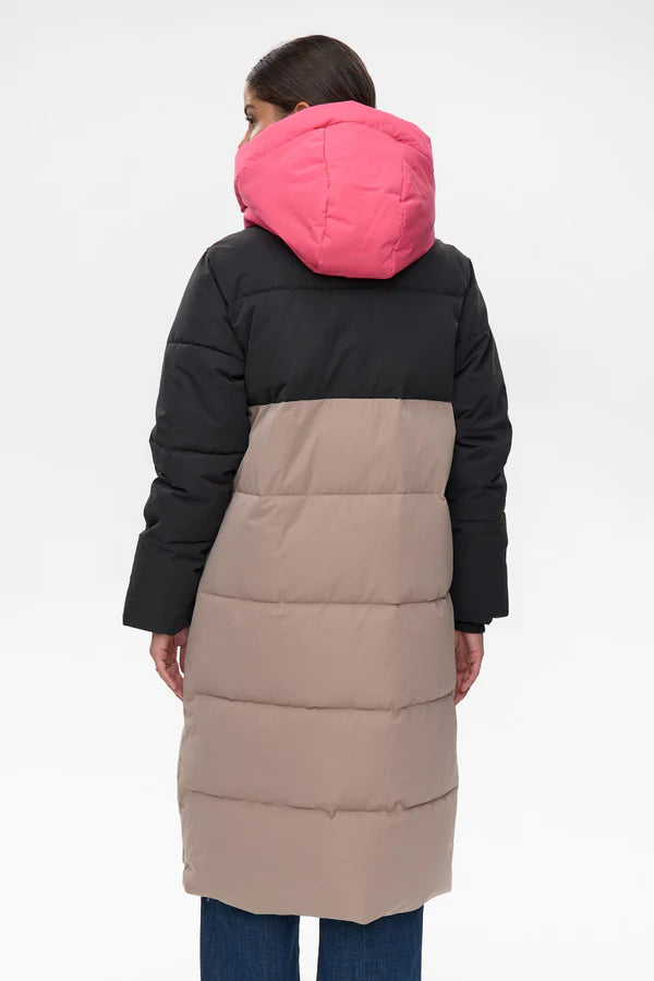 Numph NUTRIANE LONG JACKET - Taupe Gray