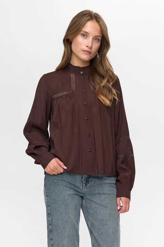 Numph NURIKA SHIRT - Black Coffee