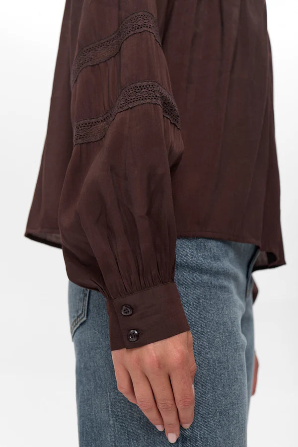 Numph NURIKA SHIRT - Black Coffee