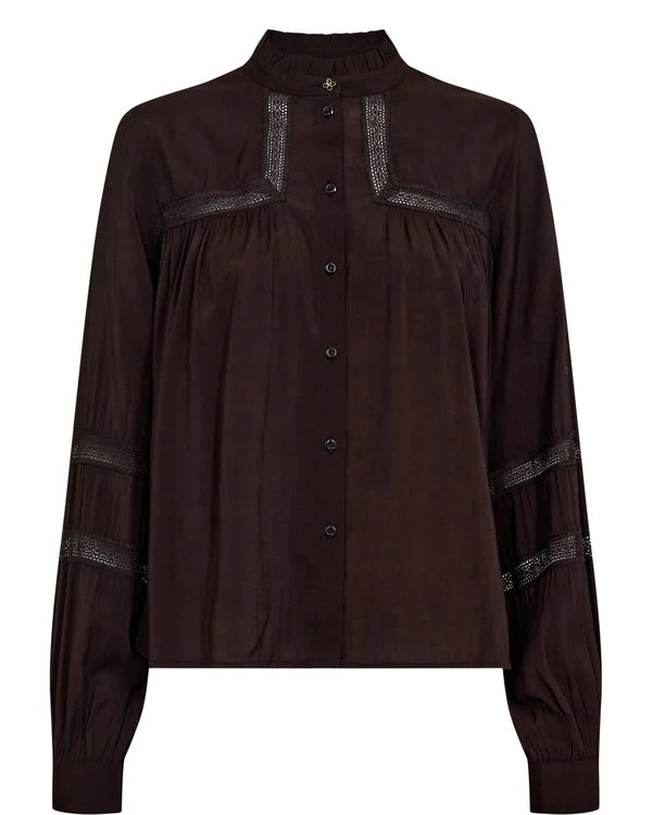 Numph NURIKA SHIRT - Black Coffee