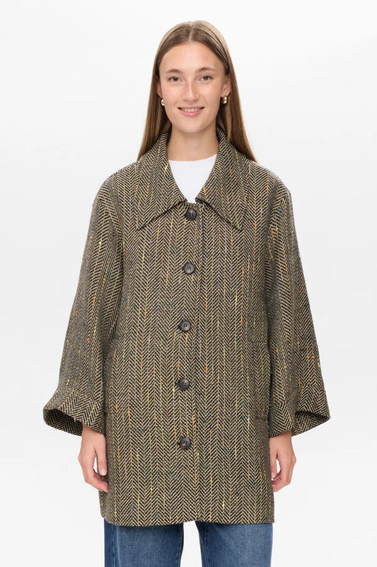 Numph Nukimber coat black coffee
