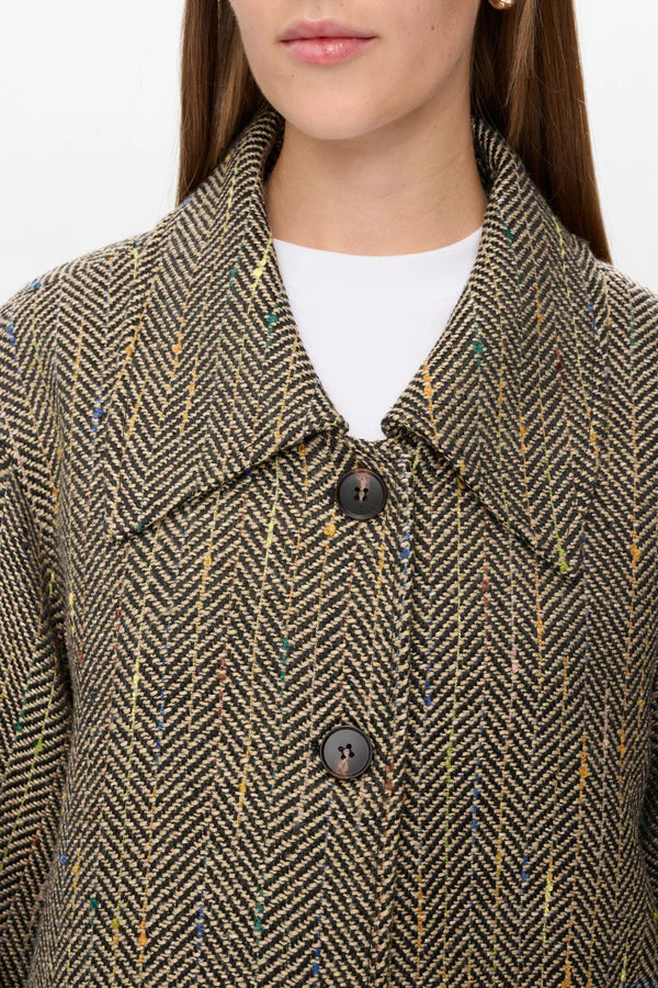 Numph Nukimber coat black coffee