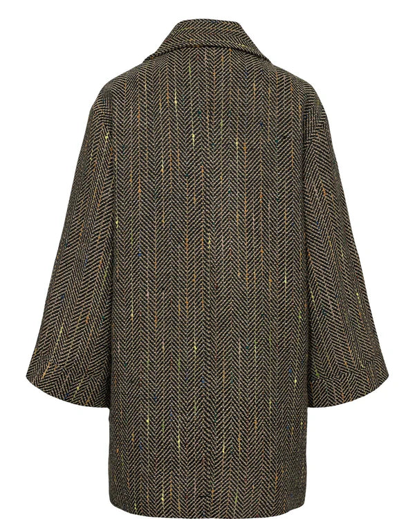Numph Nukimber coat black coffee