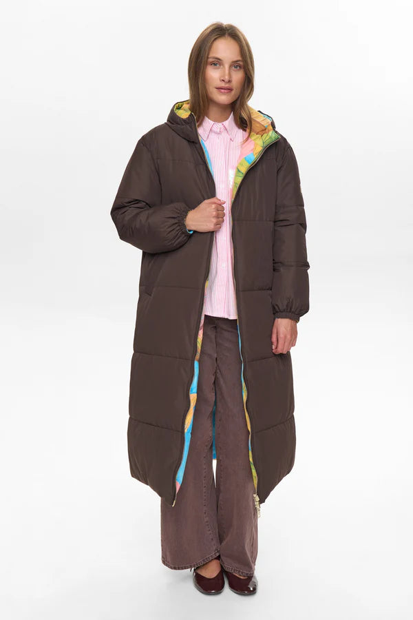 Numph Nusoula Reversible jacket- black coffee
