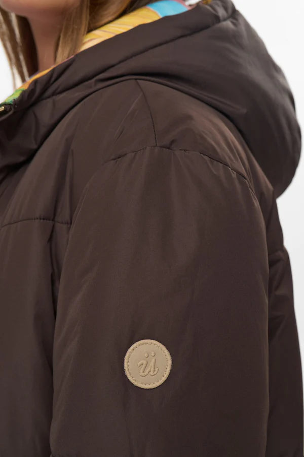 Numph Nusoula Reversible jacket- black coffee