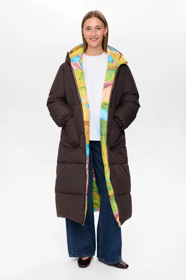 Numph Nusoula Reversible jacket- black coffee