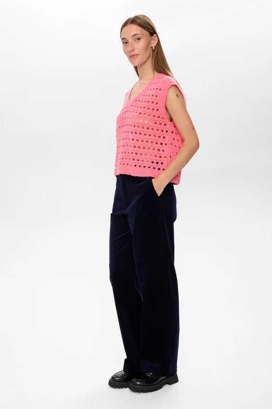Numph Nulaya vest - pink lemonde