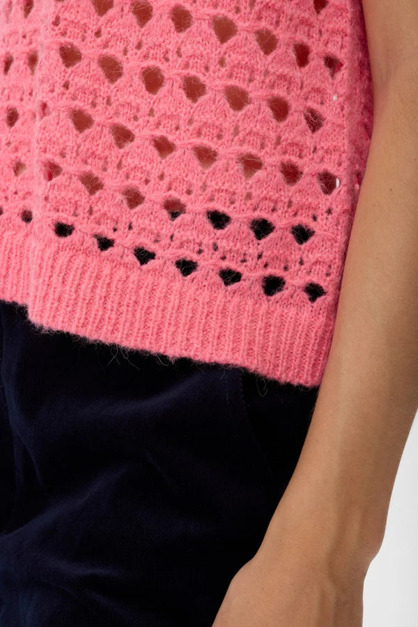 Numph Nulaya vest - pink lemonde
