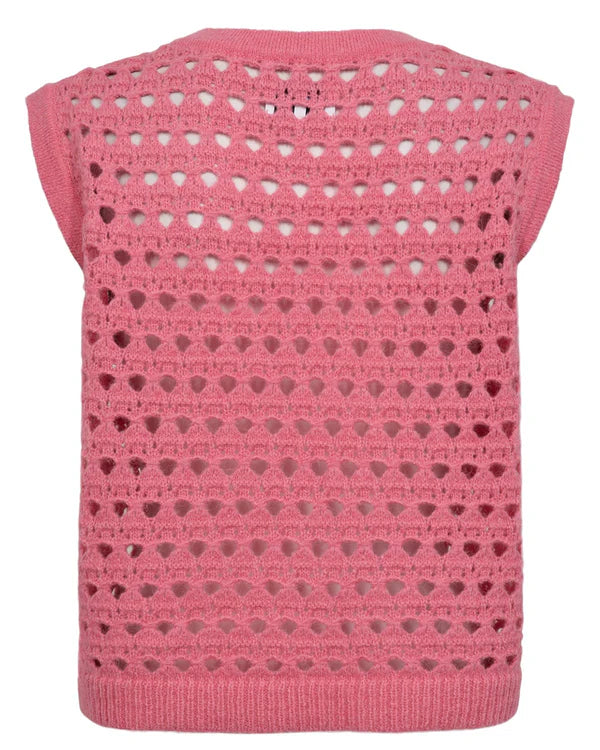 Numph Nulaya vest - pink lemonde