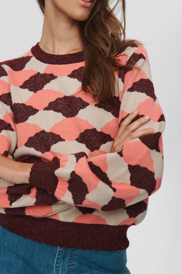 Numph Nulila pullover-pink lemonade