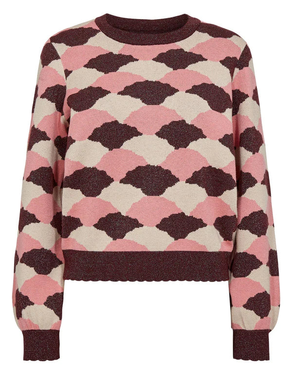 Numph Nulila pullover-pink lemonade