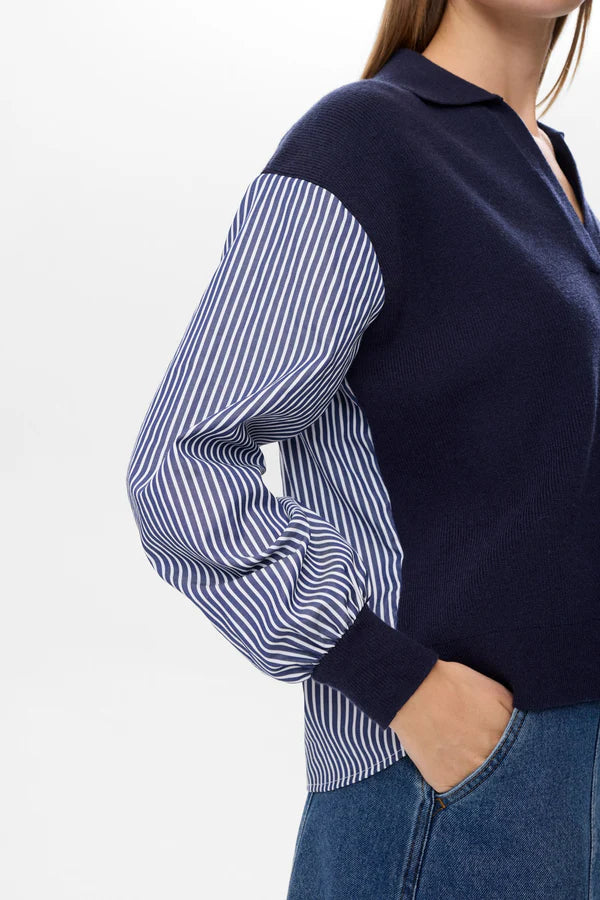 Numph NUMARSY PULLOVER - Dark Sapphire