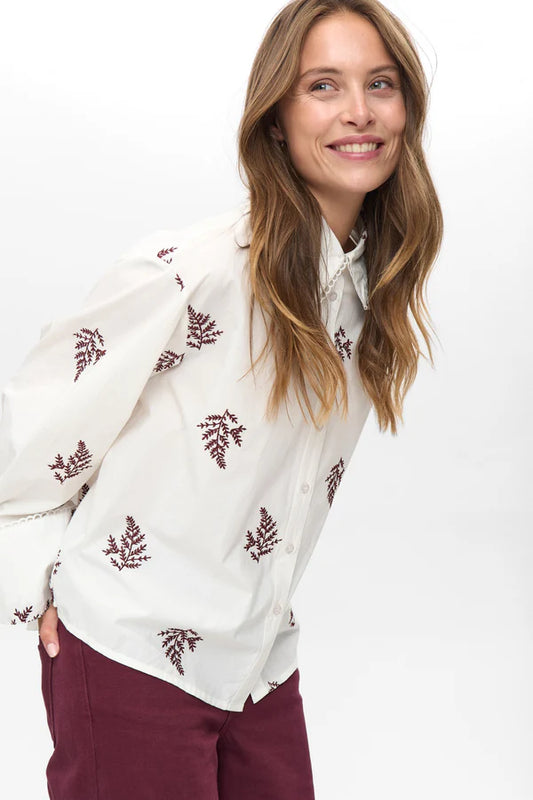 Numph NUBAILY SHIRT - Winetasting