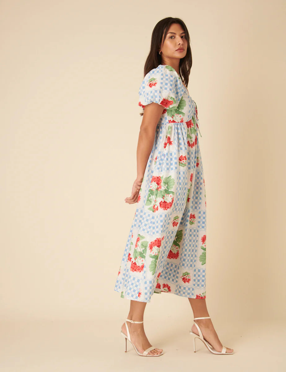 Nobody's Child Joanne midi dress geranium