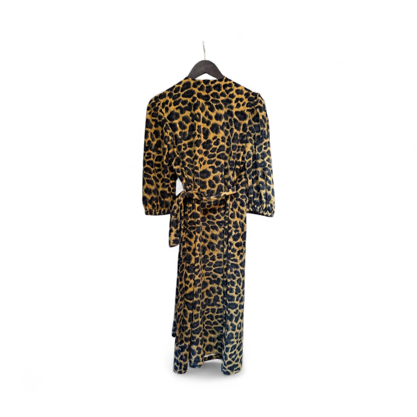 Traffic People Leopard Print Wrap Dress