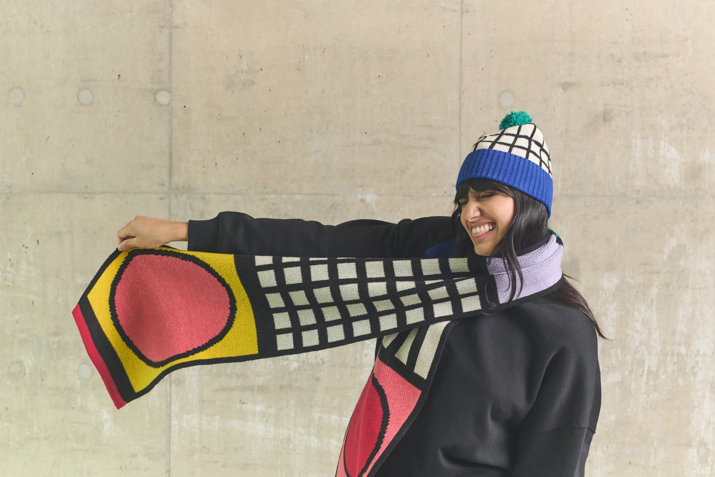 Memphis Wool Bobble Hat