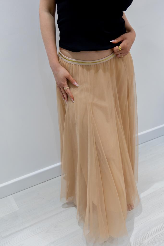 Last true angel tulle skirt caramel