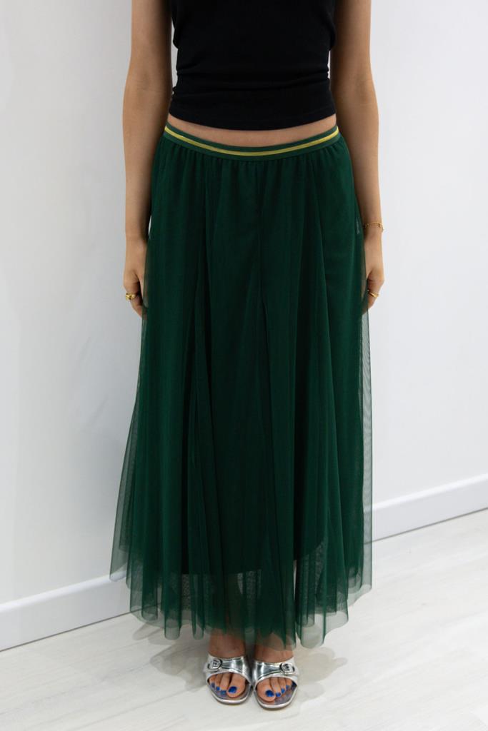 Last true angel tulle skirt Forest green