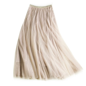 Last true angel Tulle layer skirt in latte