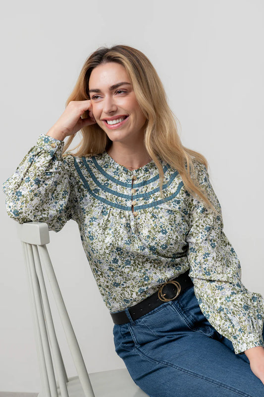 Lilly & Me Luna Blouse Violet