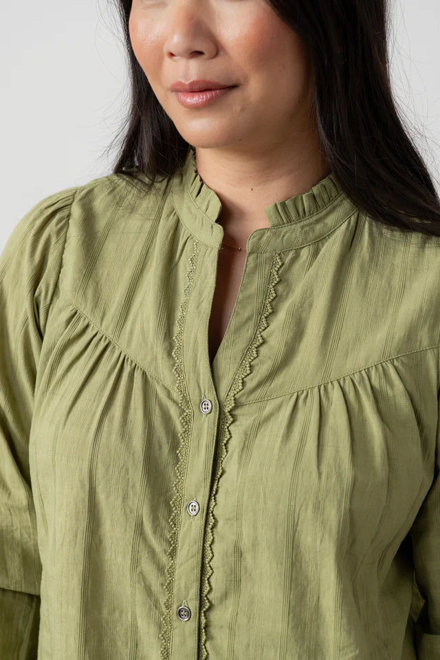 Lilly & me Wayfaring blouse pain check