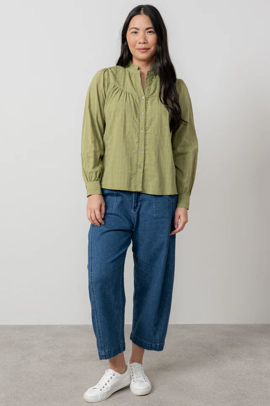 Lilly & me Wayfaring blouse pain check