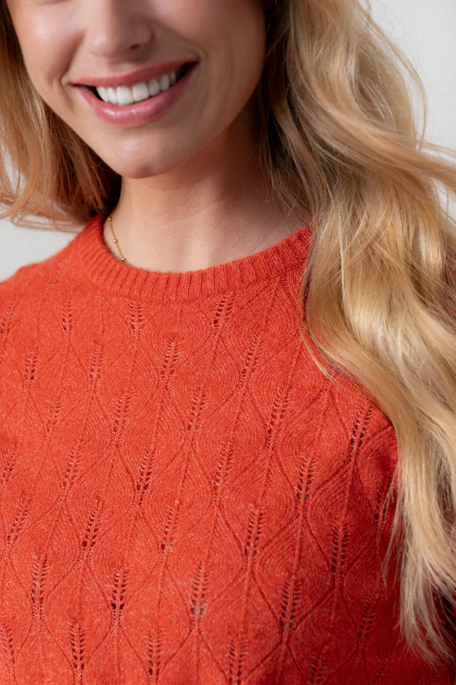 Lilly & Me Haresfield Jumper red
