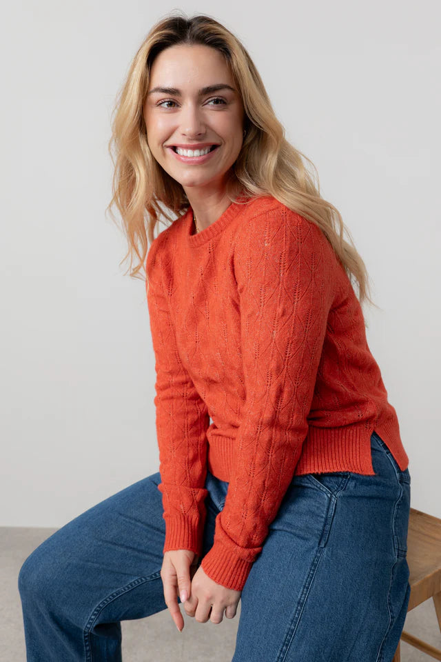 Lilly & Me Haresfield Jumper red