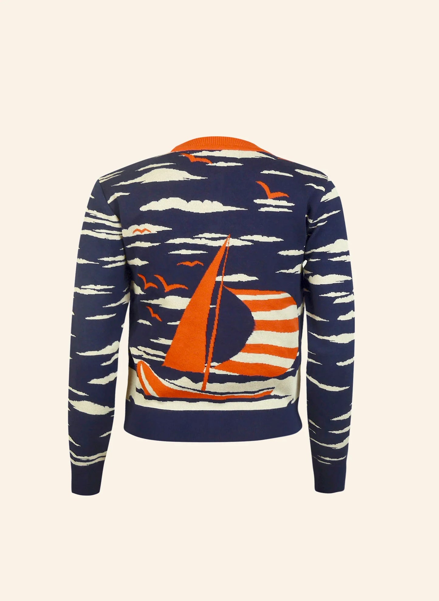 Palava vera Navy sailing cardigan