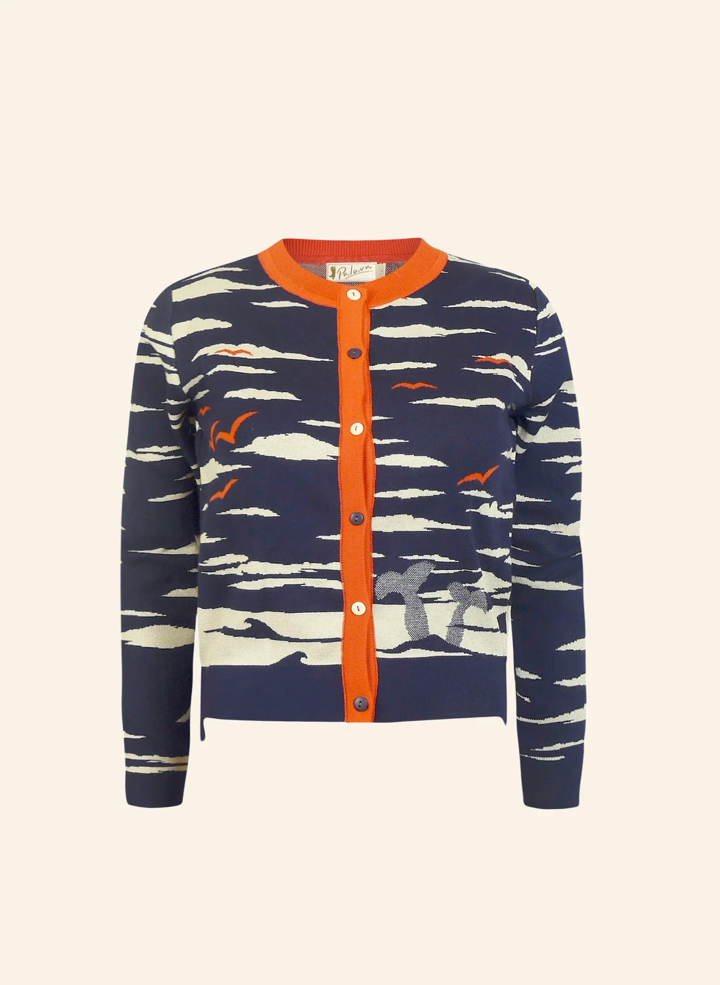 Palava vera Navy sailing cardigan