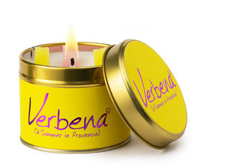 Lily flame Verbena Scented Tin