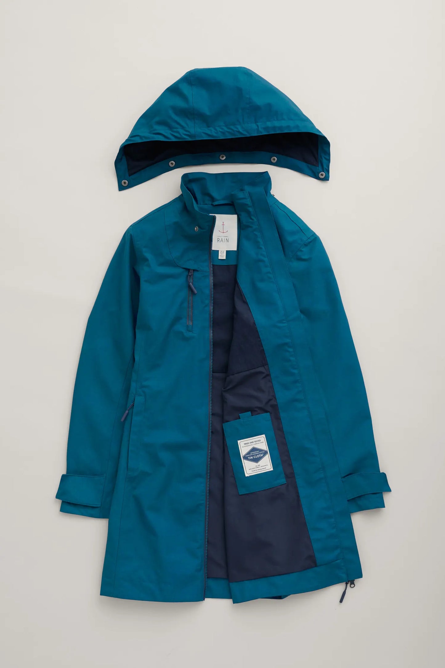 Seasalt coverack coat - Rain cloud