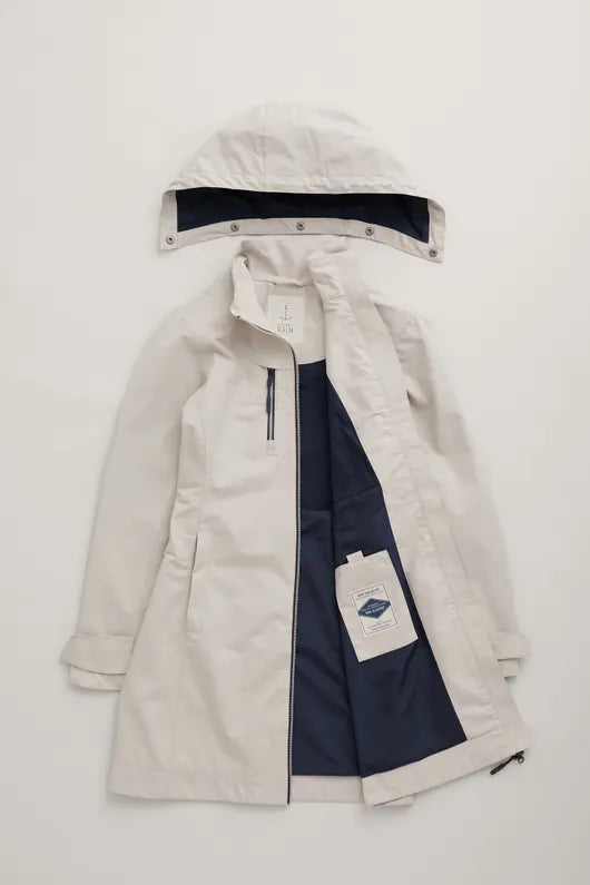 seasalt coverack coat - driftwood