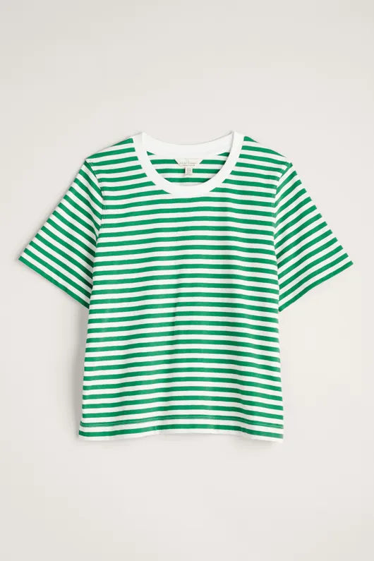Seasalt Cospeland striped organic cotton T-shirt
