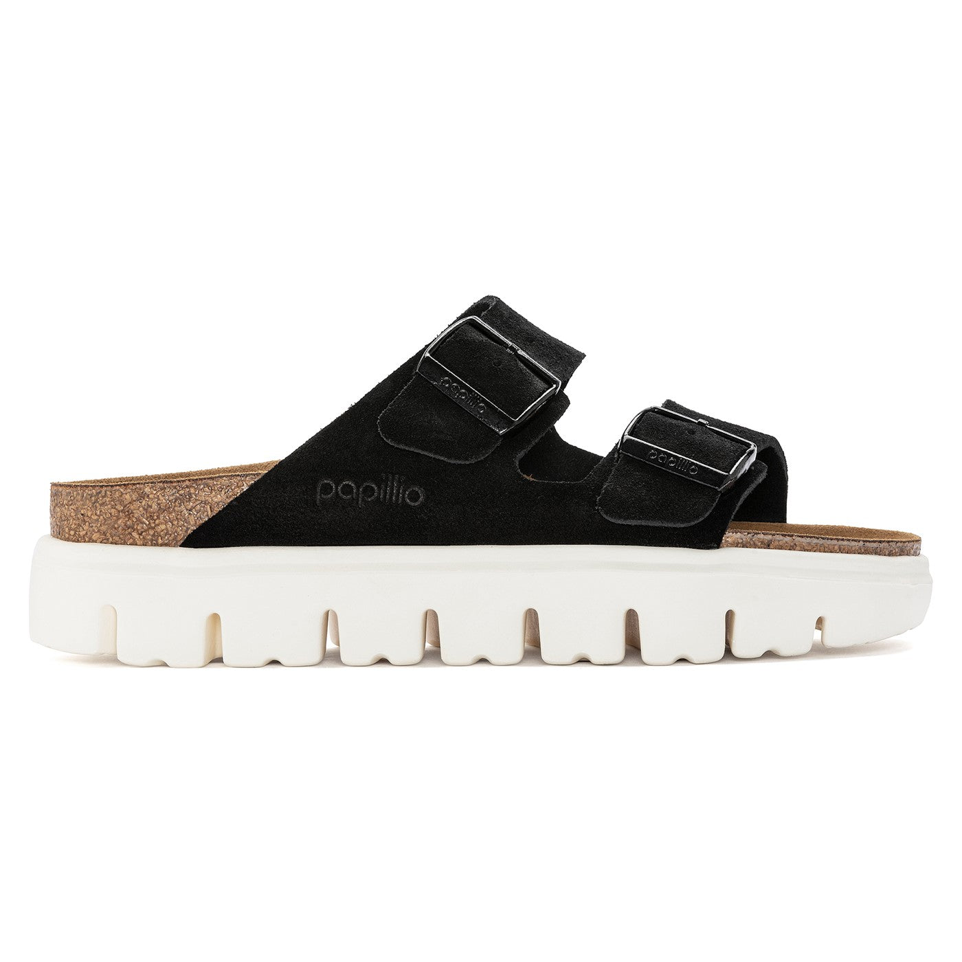 Birkenstock Arizona suede leather chunky -Black