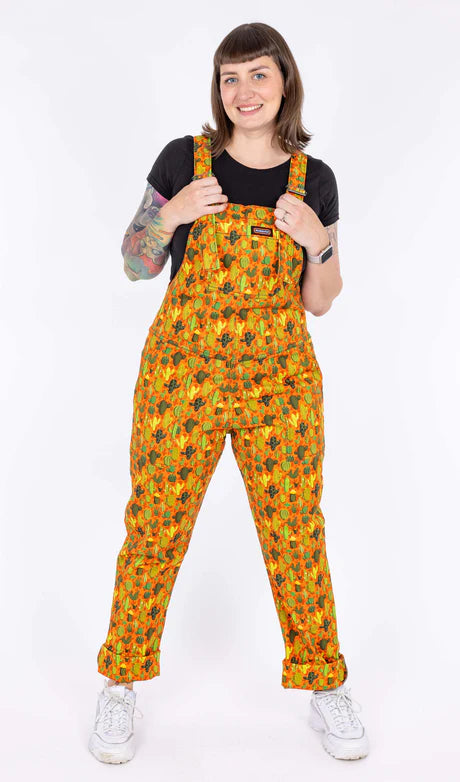 Run & Fly Cactus stretch twill dungarees