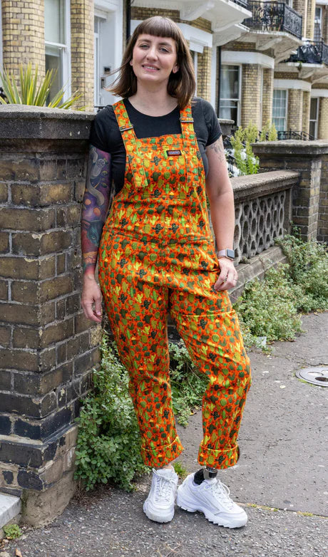 Run & Fly Cactus stretch twill dungarees