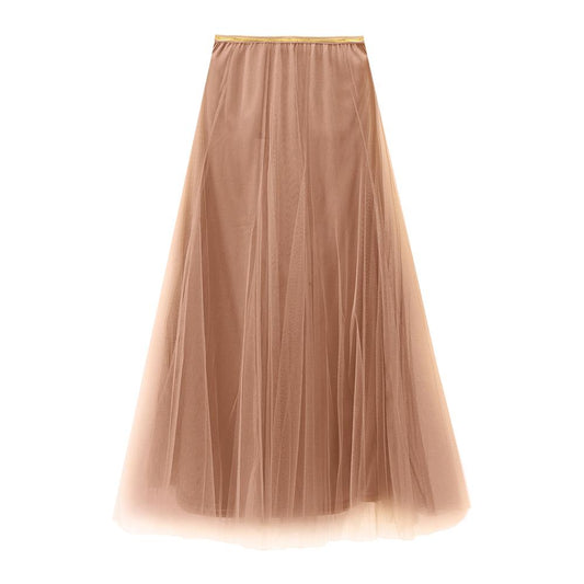 Last true angel tulle skirt caramel
