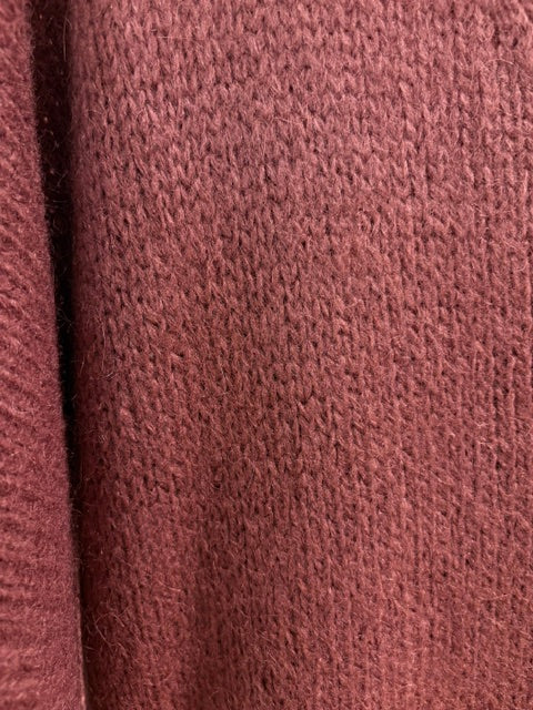 Italian collection Drop Sleeve V-Neck Mohair Jumper (Natural Fibres)2257