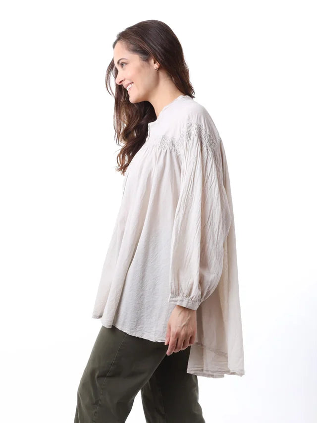 Kris ana oversized blouse - beige