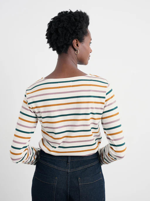 Seasalt shirt - tri breton verte