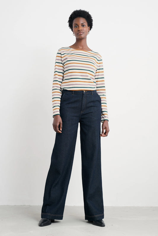 Seasalt shirt - tri breton verte