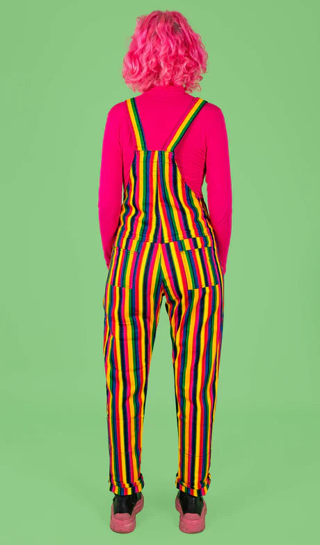 Run and Fly Rainbow dungarees