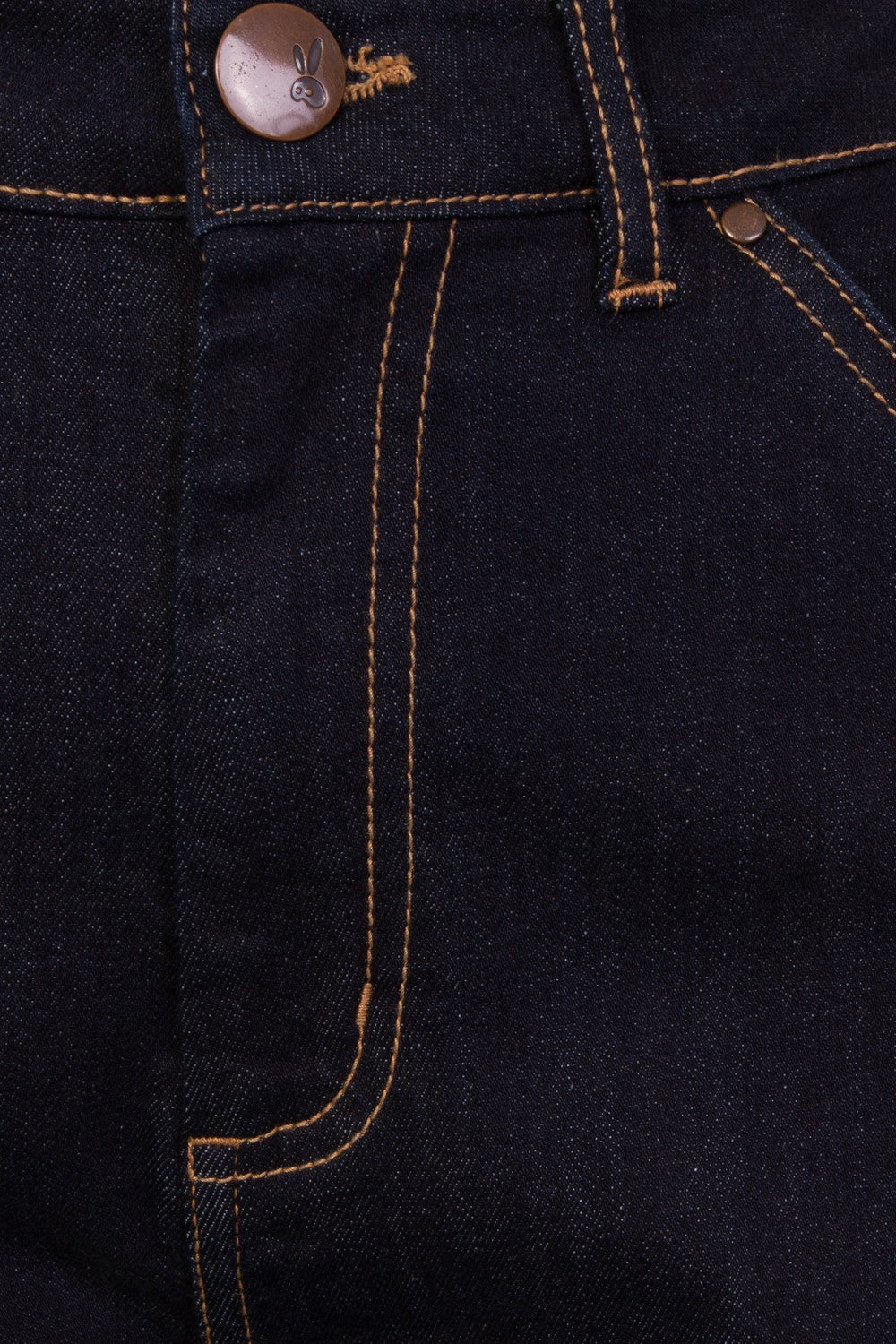 Hell Bunny Dark Denim Carpenter Jeans