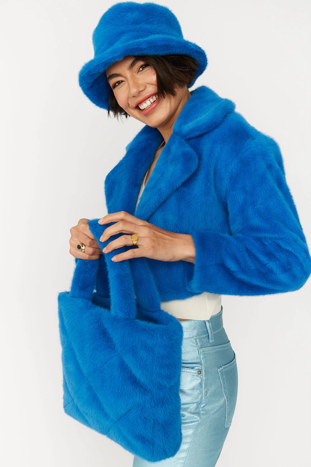 Jayley Faux coat cropped