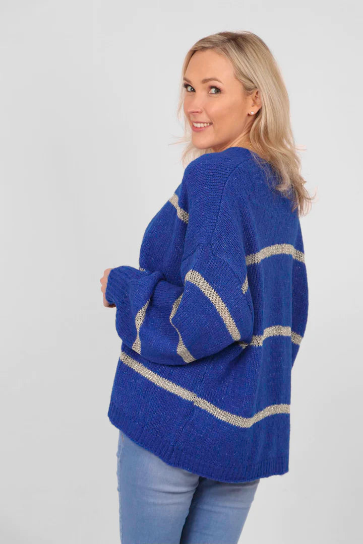 Blue and gold sweater outlet